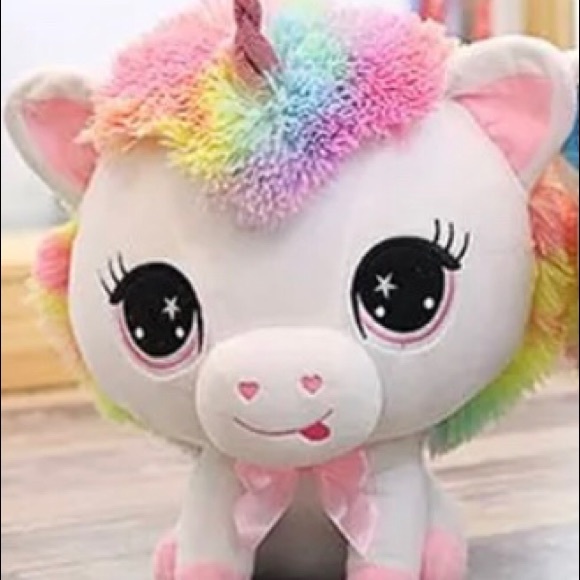 Pinksy Hooves Large Rainbow Unicorn New With Tags - Picture 8 of 8